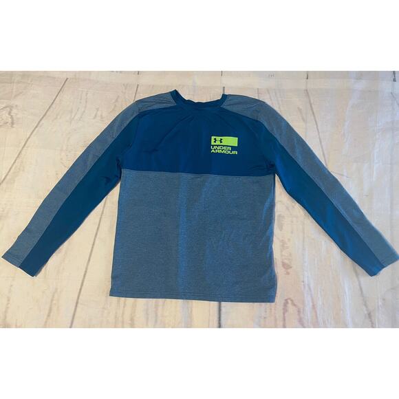 UA Under Armour Heat Gear Loose Youth Long Sleeve Tee Shirt Size‎ YL (ff) - Picture 1 of 5